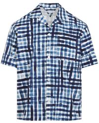 Bottega Veneta - Chemise À Carreaux En Coton - Lyst
