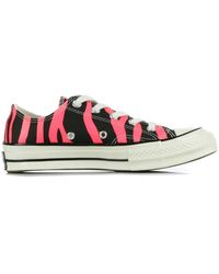 Converse - Zwarte Lage Sneakers Racer - Lyst