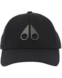 Moose Knuckles - Accessoires ,Zwart ,Katoen Zwarte Hoeden Voor Iedereen - Lyst