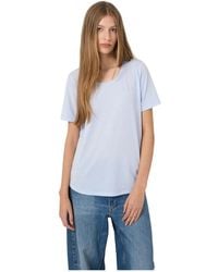 Repeat Cashmere - Lyocell-Katoenen T-Shirt - Lyst