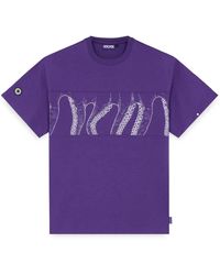 Octopus - T-shirt outline band tee - Lyst