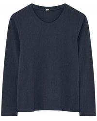 GUSTAV - Lange Mouwen T-Shirt Met Fijn Patroon - Lyst