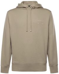 Hogan - Cotton Hooded Sweatshirt - Lyst