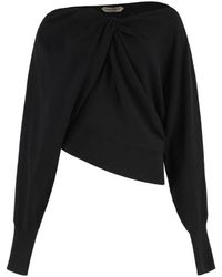 Alberta Ferretti - Round-Neck Knitwear - Lyst