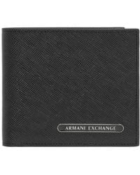 ARMANI EXCHANGE - Schlichtes portemonnaie mit kartenfächern - Lyst