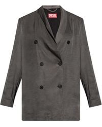 DIESEL - Jassen ,Grijs ,Satijn G-Avina-S1 Blazer - Lyst