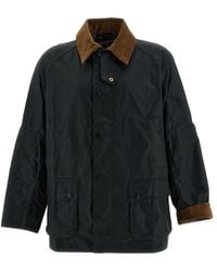 Barbour - Jassen ,Groen ,Katoen Festive Ashby Wax Jacket - Lyst