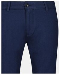 Roy Robson - Broeken ,Blauw ,Katoen Blauwe Slim Fit Chino Broek - Lyst