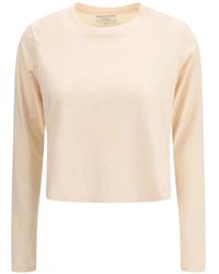 Loulou de Saison - Tops ,Katoen Masal Ronde Hals Lange Mouw - Lyst