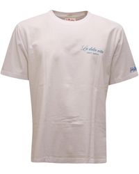 MC2 Saint Barth - Tops ,Wit ,Katoen Portland T-Shirt - Lyst