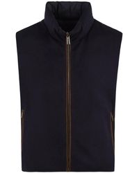 Moorer - Jassen ,Blauw ,Wol Falieri-Ls 9 - Lyst