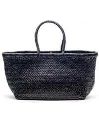 Dragon Diffusion - Handgewebte ledertasche - Lyst