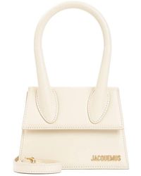Jacquemus - Le chiquito moyen handtasche elfenbein - Lyst