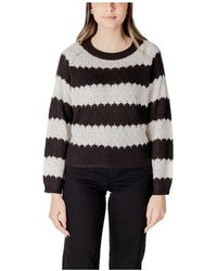 Jacqueline De Yong - Round-Neck Knitwear - Lyst