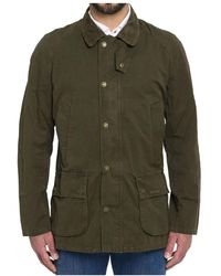 Barbour - Grüne olive casual jacke ss24 - Lyst