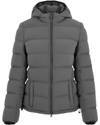 Aspesi - Jassen ,Grijs Puffer Jas - Lyst