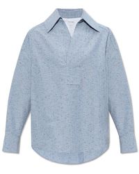 Bottega Veneta - Hemd Mit Kragen - Lyst