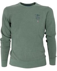 Aeronautica Militare - Round-Neck Knitwear - Lyst