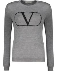 Valentino Garavani - Round-Neck Knitwear - Lyst