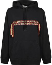Lanvin - Oversized Hoodie Met Curb Lace - Lyst