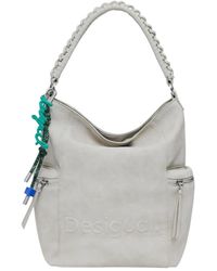 Desigual - Moderne Logo Rugzak Met Charme - Lyst