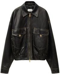 Versace - Leather Jackets - Lyst