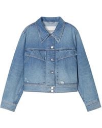 Closed - Jassen ,Blauw ,Denim Denim Jas - Lyst
