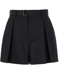 Sacai - Shorts in denim casual per l'uso quotidiano - Lyst