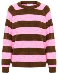 Saint Tropez - Truien & Vesten ,Veelkleurig ,Wol Gestreepte Pullover Sweater Chateau Nuthach - Lyst