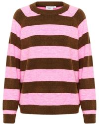 Saint Tropez - Truien & Vesten ,Veelkleurig ,Wol Gestreepte Pullover Sweater Chateau Nuthach - Lyst