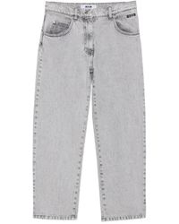 MSGM - Straight Jeans - Lyst