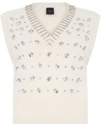 Pinko - V-Neck Knitwear - Lyst
