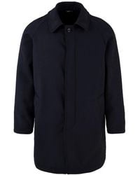 Daniele Alessandrini - Jassen ,Blauw ,Blauwe Caban Jas - Lyst