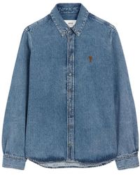 Ami Paris - Denim Shirts - Lyst