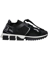 Dolce & Gabbana - Sorrento Trekking Sneakers Aus Materialmix - Lyst