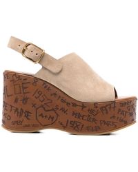 Chloé - Wedge Sandals "Maxime" - Lyst