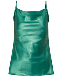 Nanushka - Tops ,Groen ,Polyester Goed Tanktop - Lyst