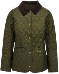 Barbour - Giacca imbottita verde per uomo - Lyst