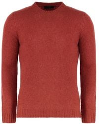 Moorer - Geribbelde Gebreide Wol Kasjmier Trui - Lyst