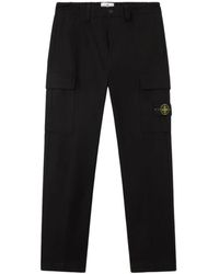 Stone Island - Straight Trousers - Lyst