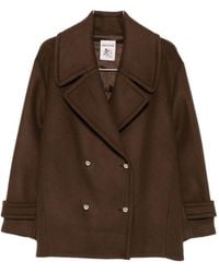 Semicouture - Double-Breasted Coats - Lyst