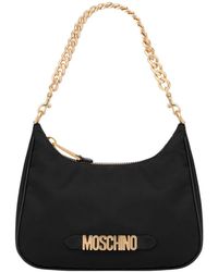Moschino - Schwarze hobo-tasche - Lyst