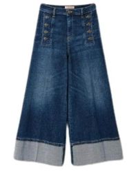 Twin Set - Denim Jeans Set - Lyst