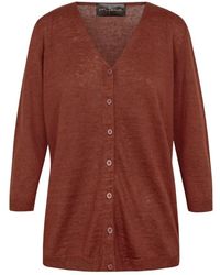 Cortana - Truien & Vesten ,Rood ,Linnen Noa Cardigan - Lyst