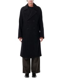 Lemaire - Double-Breasted Overjas - Lyst