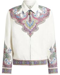 Etro - Jassen ,Wit ,Light Jassen - Lyst