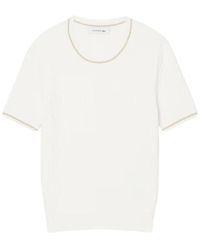 Lacoste - Round-Neck Knitwear - Lyst
