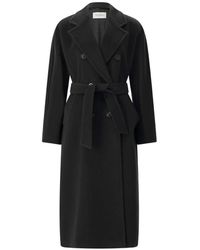 Max Mara - Jassen ,Zwart ,Wol 101801 Icon Coat - Lyst