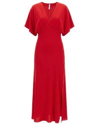 Imperial - Kleedjes ,Rood ,Abito Lungo - Lyst