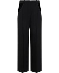 Mugler - Trousers > wide trousers - Lyst
